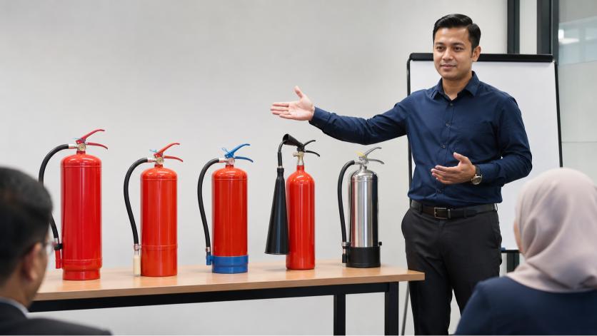 type of fire extinguisher in Malaysia