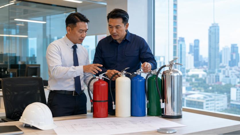 get to know the type of fire extinguisher in Malaysia