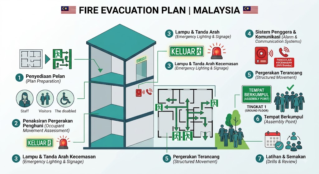 Fire Evacuation Plan Malaysia